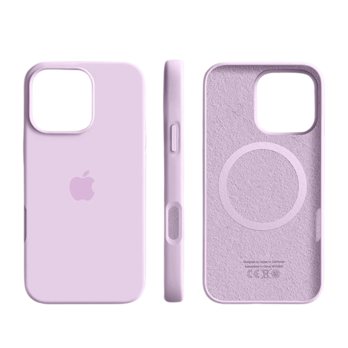 Hochwertige Silikon-iPhone-Hülle mit MagSafe-Schutz und weichem Mikrofaserfutter | meowbutter
