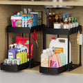 Under-sink organizer sæt 2 stk. multifunktionelle opbevaringsskuffer | Meowbutter