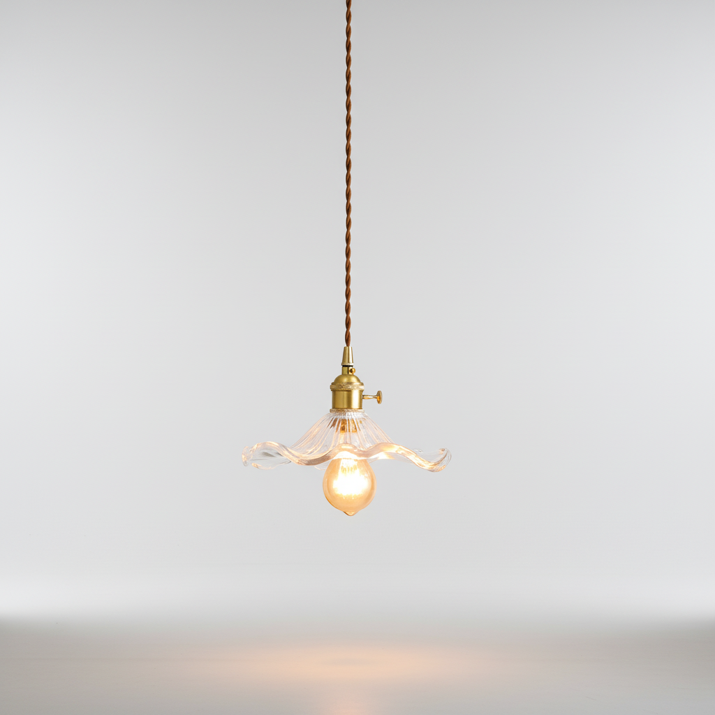 GlassVelvet lampă suspendată LED în stil scandinav - strălucire caldă