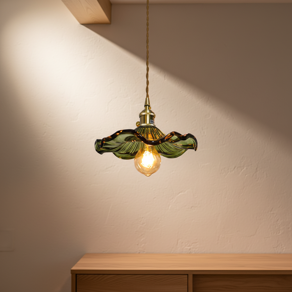 GlassVelvet lampă suspendată LED în stil scandinav - strălucire caldă
