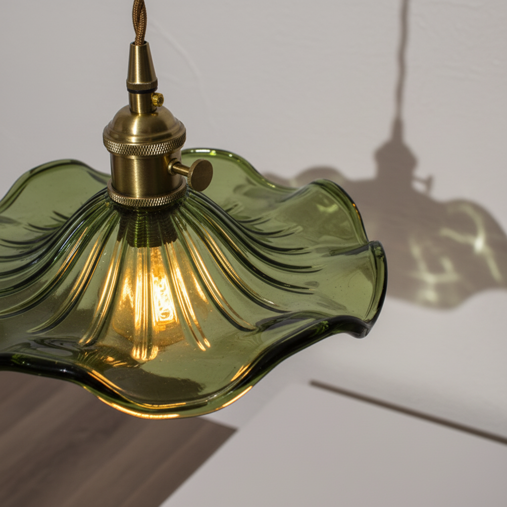 GlassVelvet lampă suspendată LED în stil scandinav - strălucire caldă