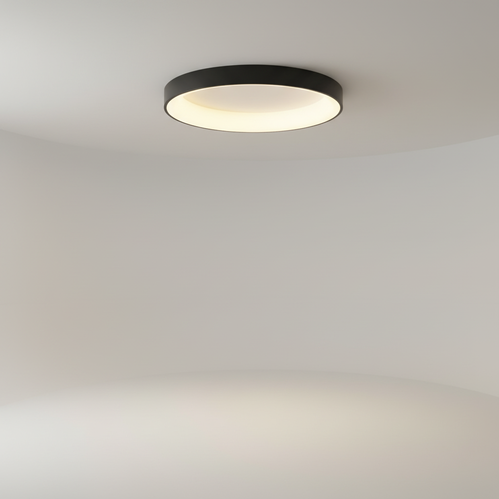 مصباح سقفي إسكندنافي دائري من RoundaLite — تصميم بسيط، توهج دافئ