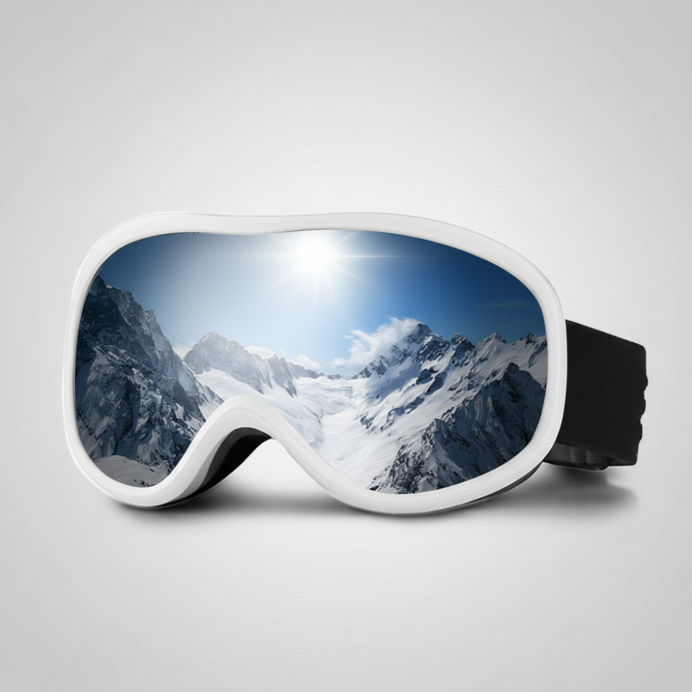 Skibriller og snowboardbriller med doble glass – antiduggbelegg, UV-beskyttende optikk