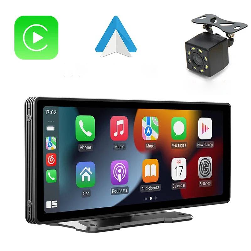 10,26-Zoll Auto-Stereo-Touchscreen – Kabelloses CarPlay & Android Auto – Rückfahrkamera – Bluetooth | meowbutter