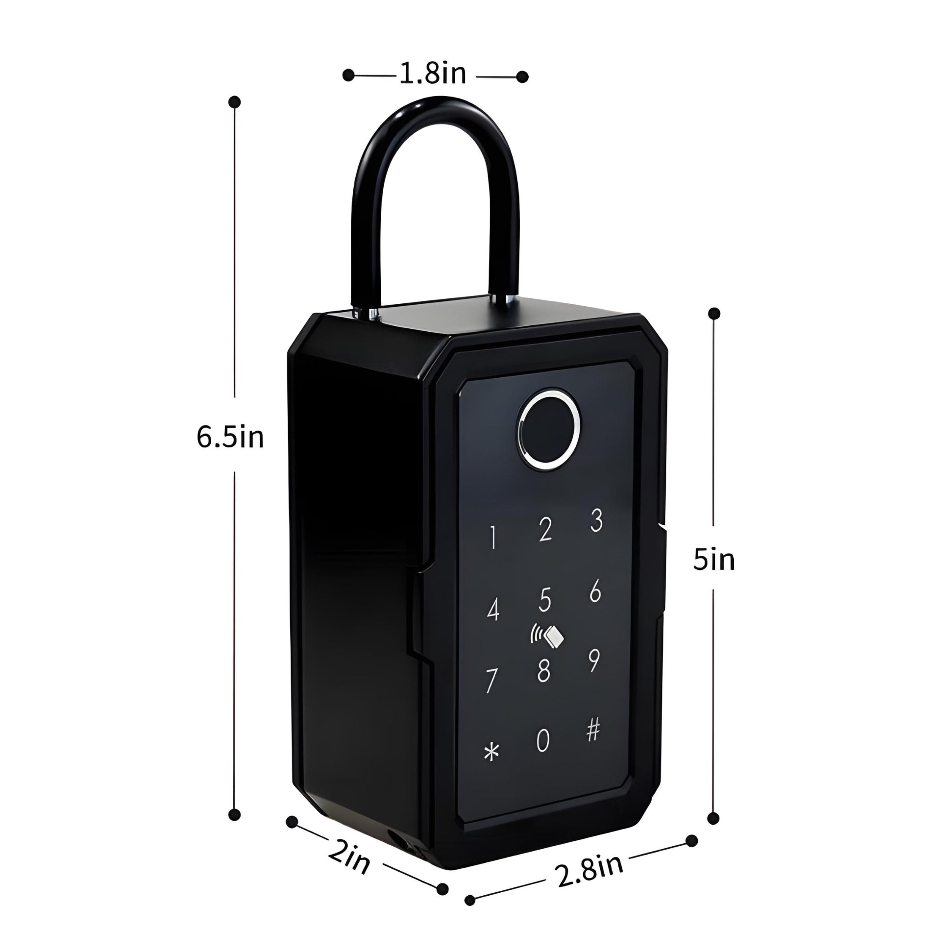 Smart Key Lockbox - Accesso Wi-Fi e impronta digitale - Controllo tramite app - Codice di accesso - Con o senza gateway | meowbutter