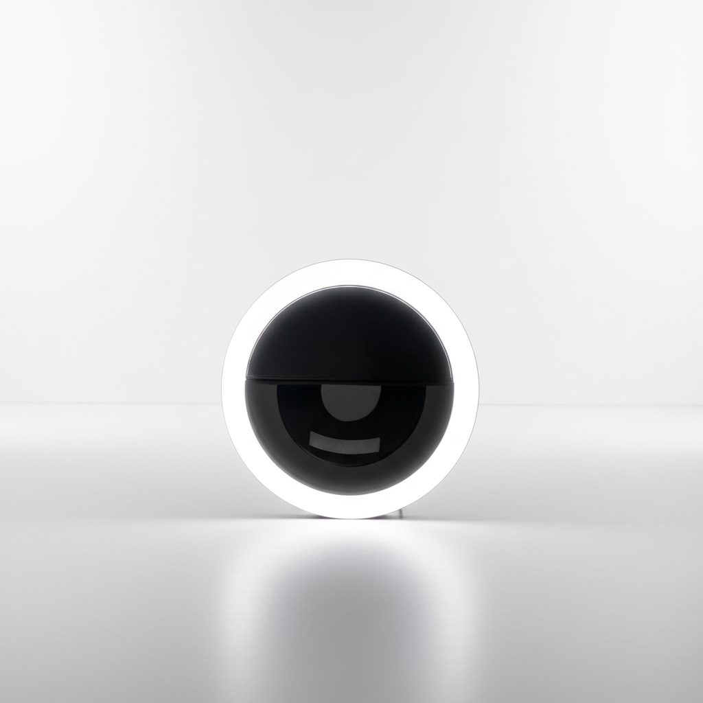 Lampe clip portable pour smartphone SnapBright — Éclairage uniforme pour selfies