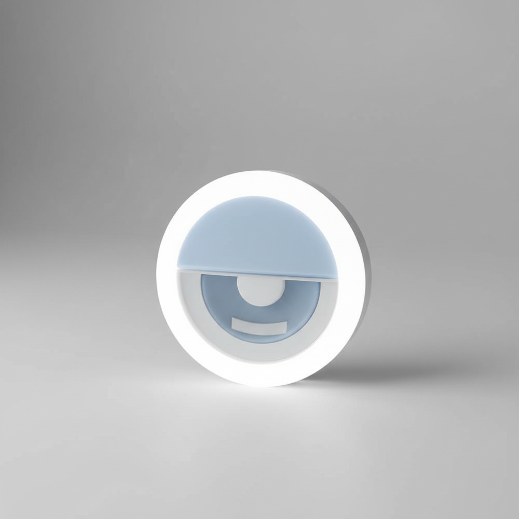 Lampe clip portable pour smartphone SnapBright — Éclairage uniforme pour selfies
