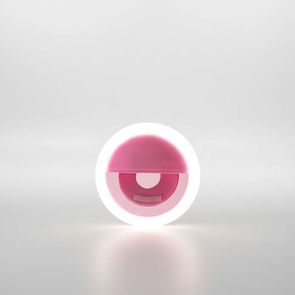 Lampe clip portable pour smartphone SnapBright — Éclairage uniforme pour selfies