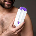 Removedor de pelos masculino sem fios e indolor, com ferramenta de cuidado pessoal | meowbutter