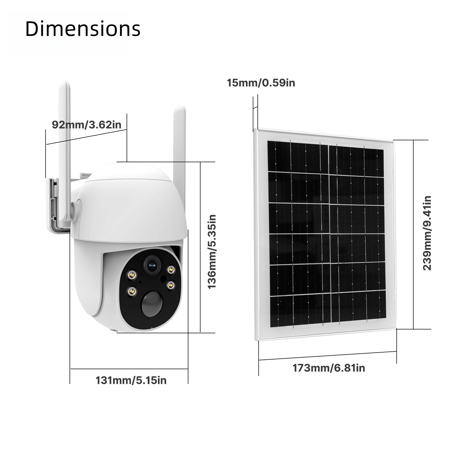 Solární bezpečnostní kamera 4G LTE - 2K HD - AI detekce pohybu - IP65 - 360° otáčení a naklápění - obousměrný zvuk | meowbutter