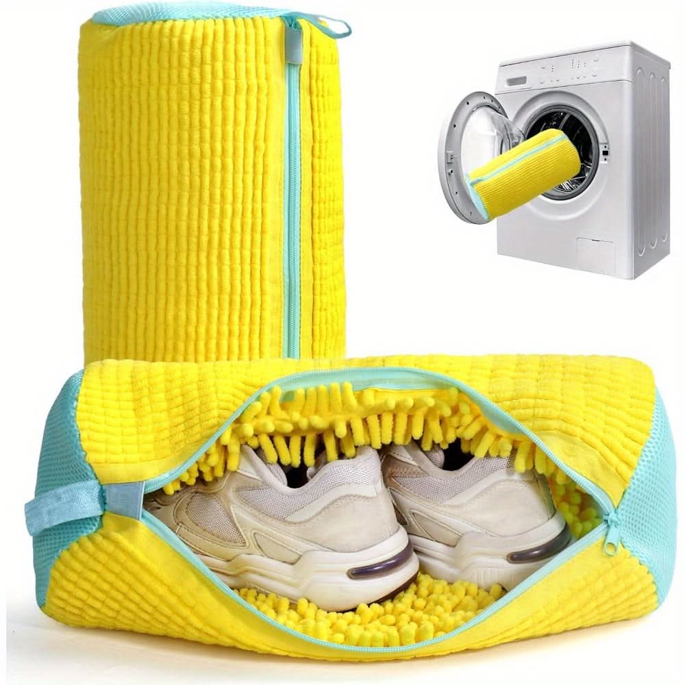Robuster Schuhwaschbeutel mit schützendem Innenfutter | meowbutter