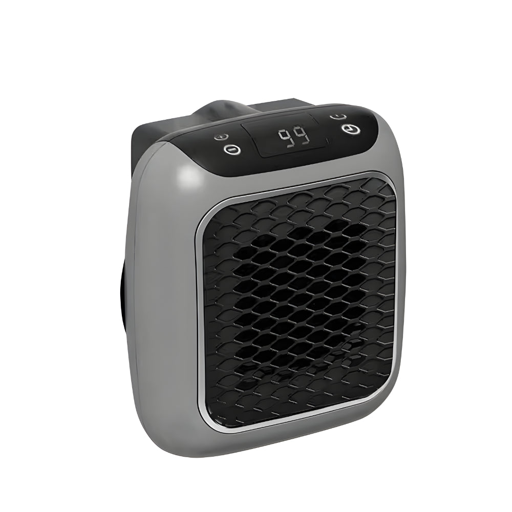 Compact Portable Electric Space Heater — Low Profile Housing