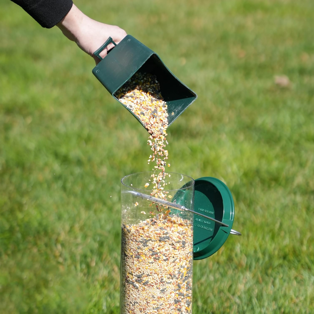 Bird Feeder Metal Squirrel Proof Hanging Outdoor Backyard Tube | Meowbutter