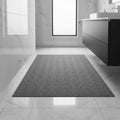 Absorbent Outdoor Front Door Mat with Modern Geometric Design | meowbutter
