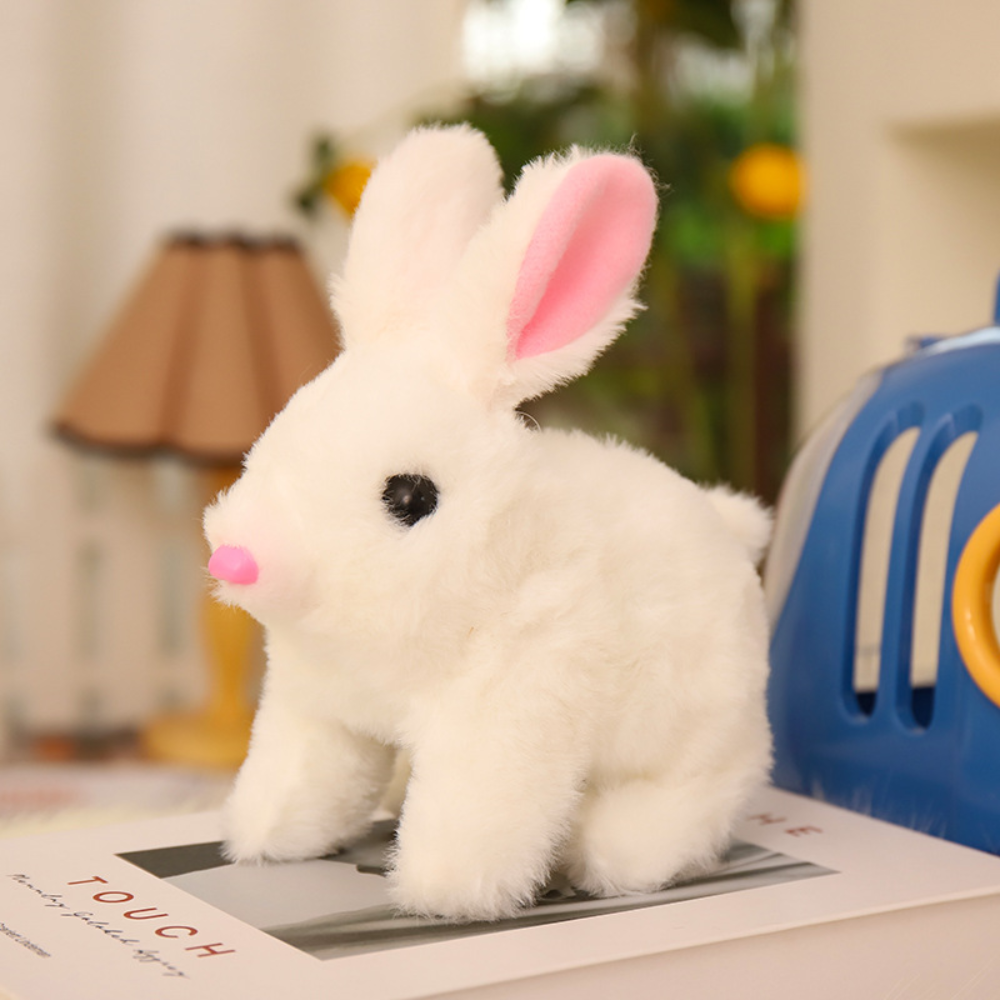 Stuffed Animal Bunny Toy Interactive Rabbit Toy Sound Moving | Meowbutter