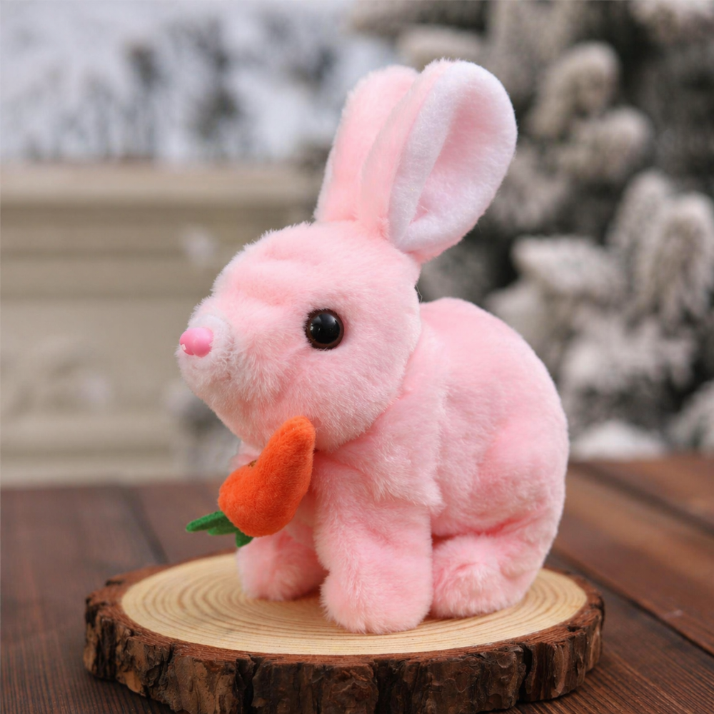 Stuffed Animal Bunny Toy Interactive Rabbit Toy Sound Moving | Meowbutter
