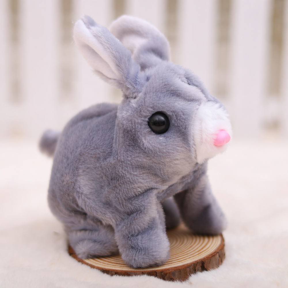 Stuffed Animal Bunny Toy Interactive Rabbit Toy Sound Moving | Meowbutter