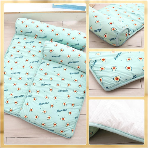 Active Chill Pet Cooling Mat And Plush Pillow Set