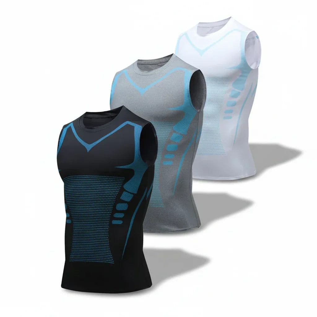 Ionic Shaping Tank Top — Posture Support, Soft Elastic Compression