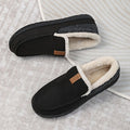 Sapatos masculinos quentes sem atacadores feitos de lã sintética | meowbutter