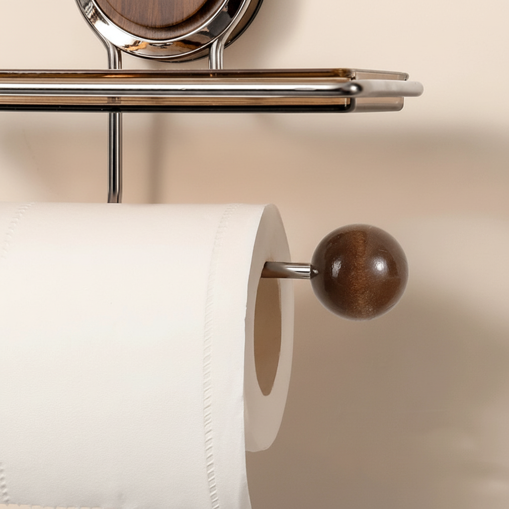 Self-Adhesive Stainless Steel Toilet Paper Holder