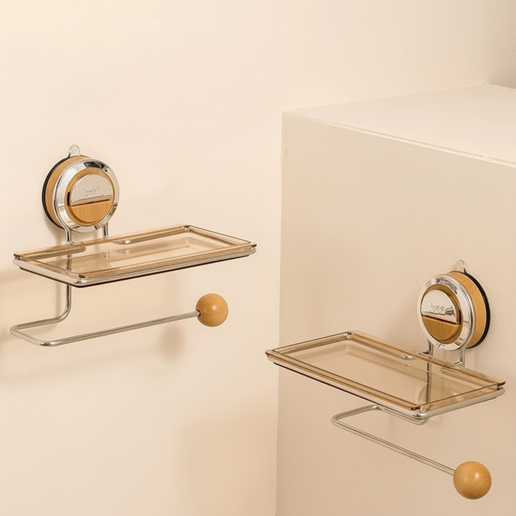 Self-Adhesive Stainless Steel Toilet Paper Holder
