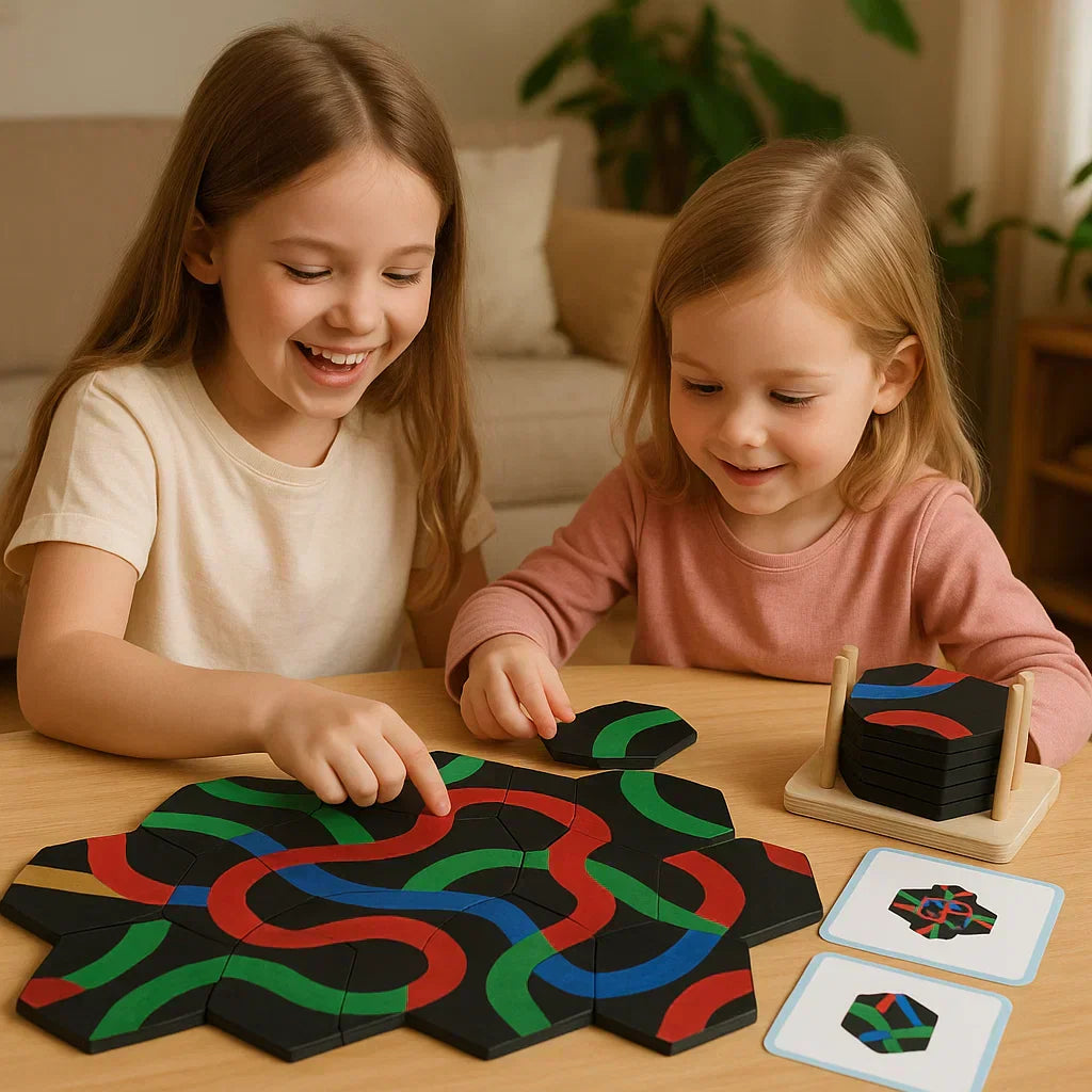 Puzzle Game Logic Board Kids Educational Path Toy | Meowbutter