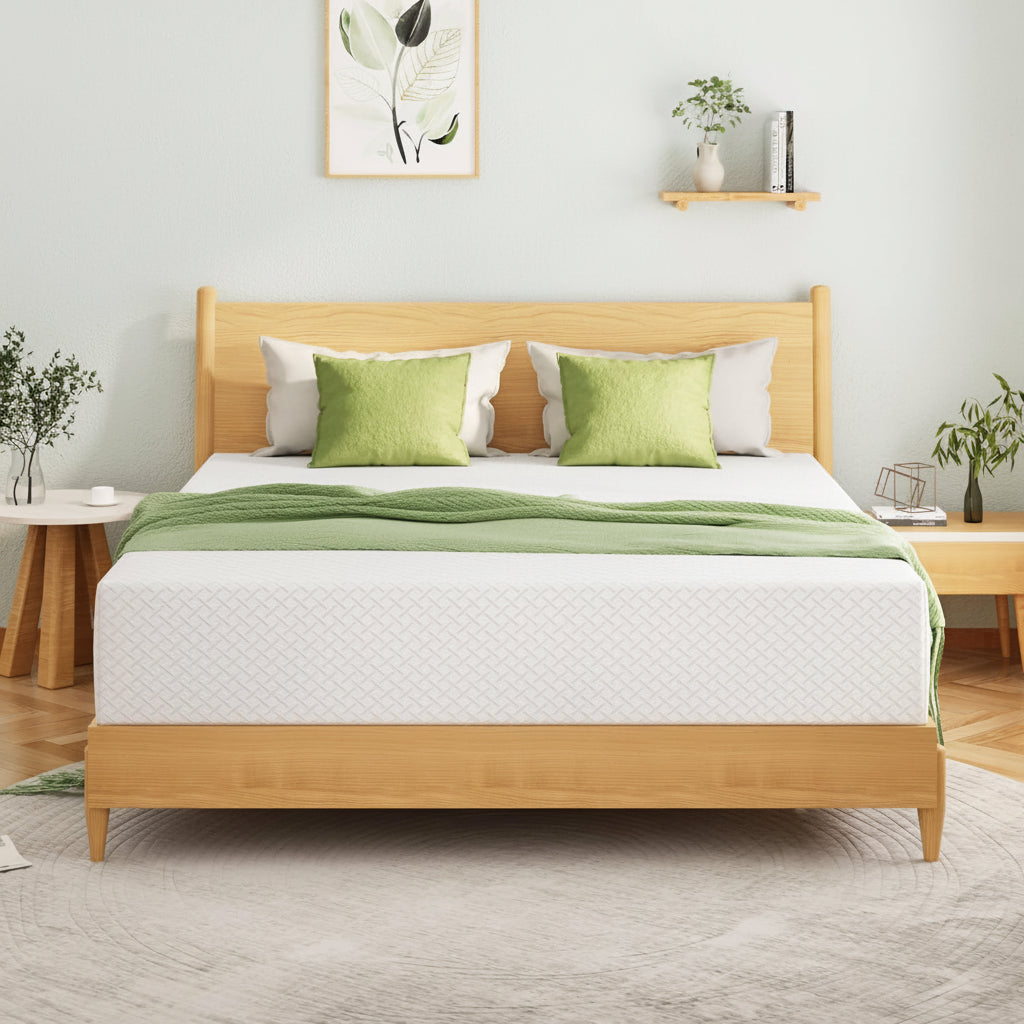 Materasso in memory foam matrimoniale singolo rinfrescante — Supporto per l’allineamento della colonna vertebrale