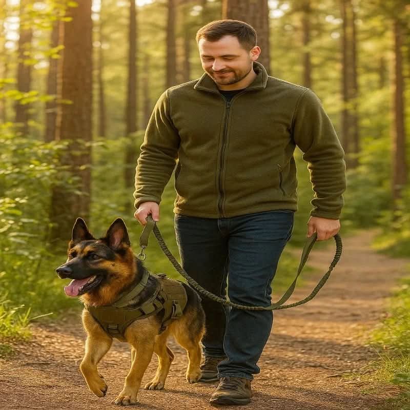 Verstellbares taktisches Hundegeschirr mit Kontrollgriff, Haustierweste | meowbutter