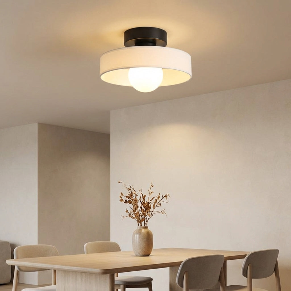 Glass And Brass Ceiling Lamp With G9 Socket Bauhaus-Inspired Design