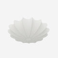 Textile Ceiling Light With Folded Floral Shade Gentle Diffuse Glow