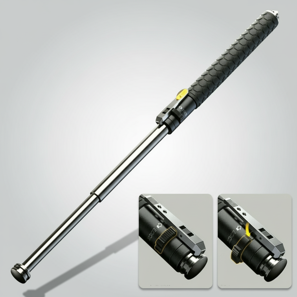 Walking Stick Telescopic Hiking Pole Alloy Outdoor Stability Support | Meowbutter