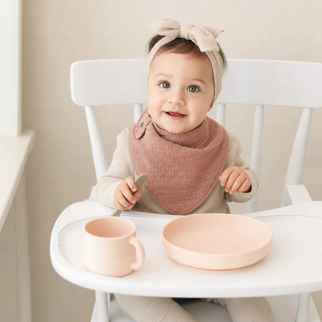 Soft Muslin Bibs For Babies Made From Muslin Cotton