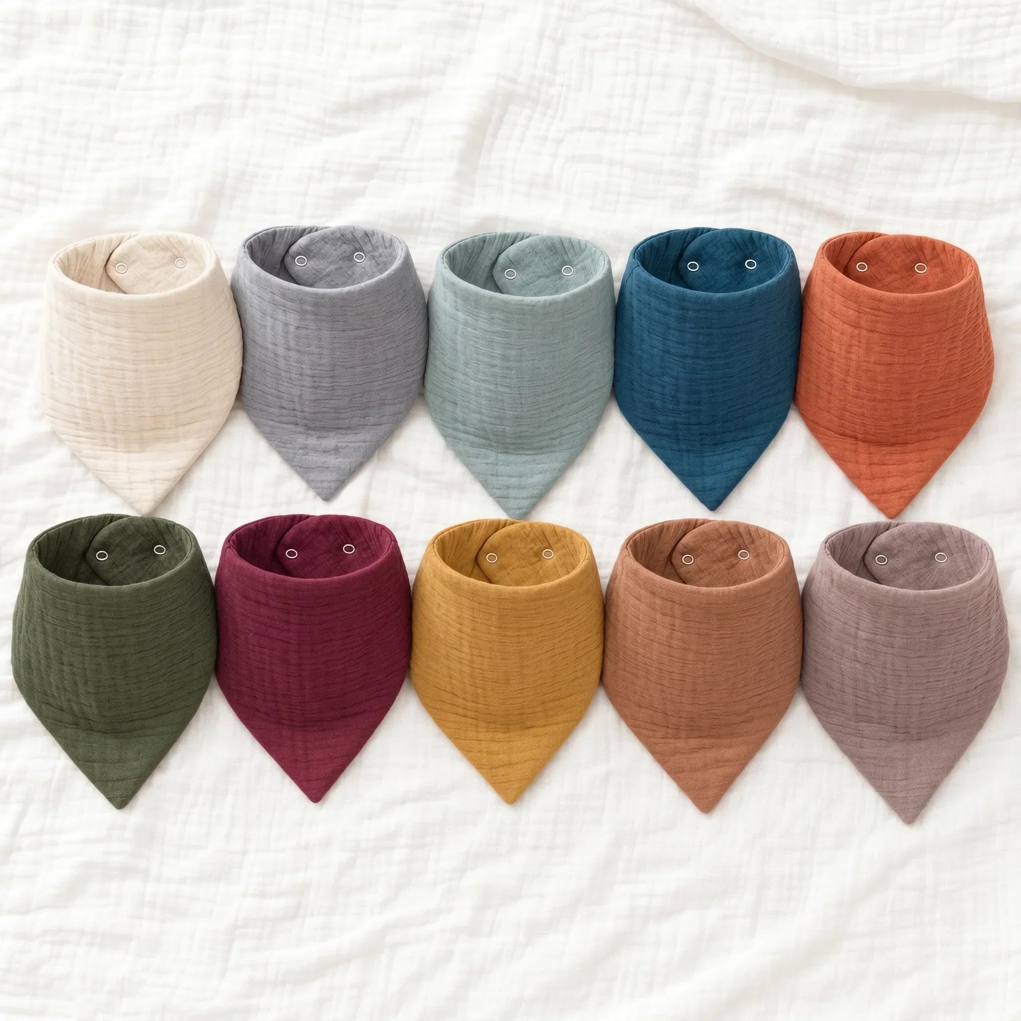Soft Muslin Bibs For Babies Made From Muslin Cotton