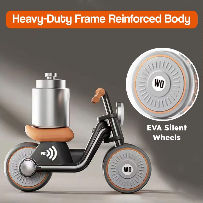Motocicleta para Niños - Antivuelco - Ruedas Silenciosas de EVA - Luz y Sonido - Edades 1–6 - Máximo 30 kg | meowbutter