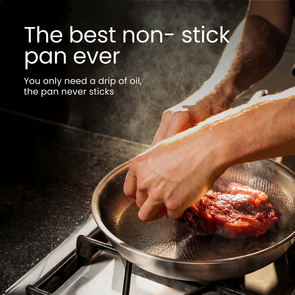 The Titanium Fry Pan Pro: PFAS-Free, Natural Non-Stick Cooking