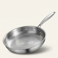 Pure Titanium Frying Pan for Stuck-On Food, Flaking Coatings, and Effortless Daily Cooking