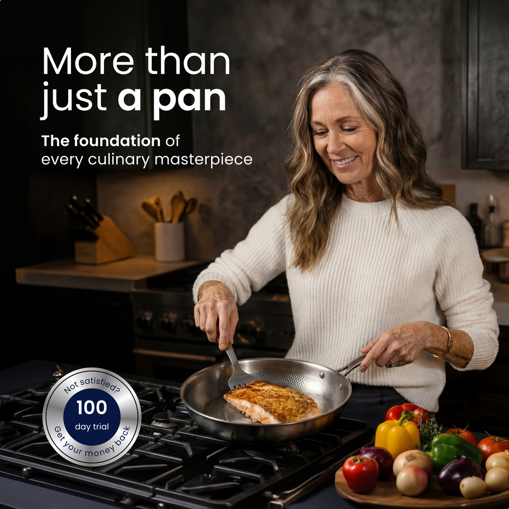 The Titanium Fry Pan Pro: PFAS-Free, Natural Non-Stick Cooking