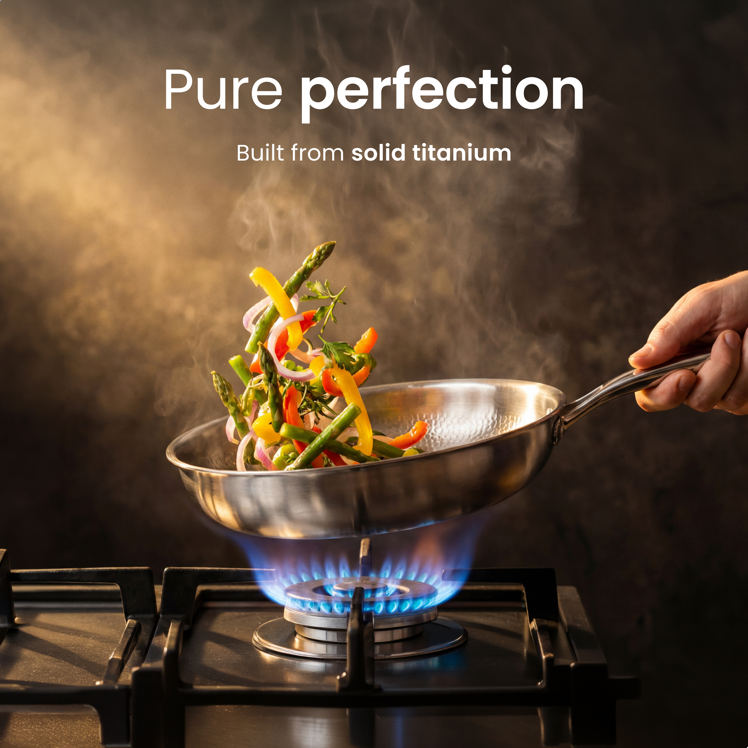 The Titanium Fry Pan Pro: PFAS-Free, Natural Non-Stick Cooking