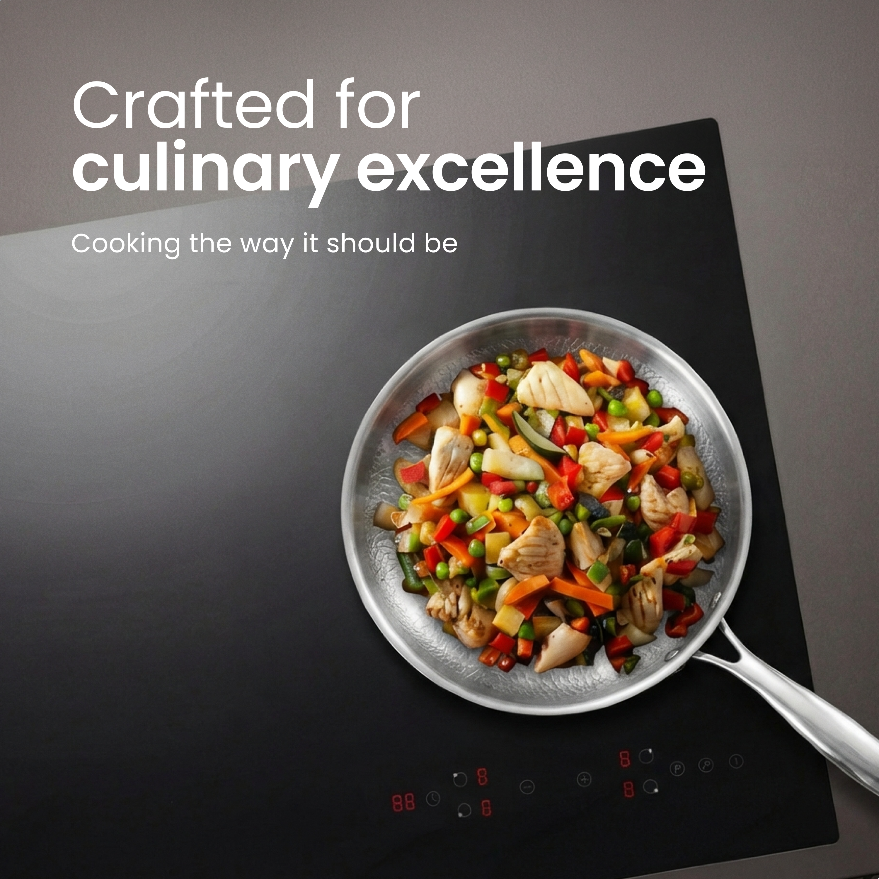Premium Pure Titanium Fry Pan: 100% PFAS-Free & Built for a Lifetime
