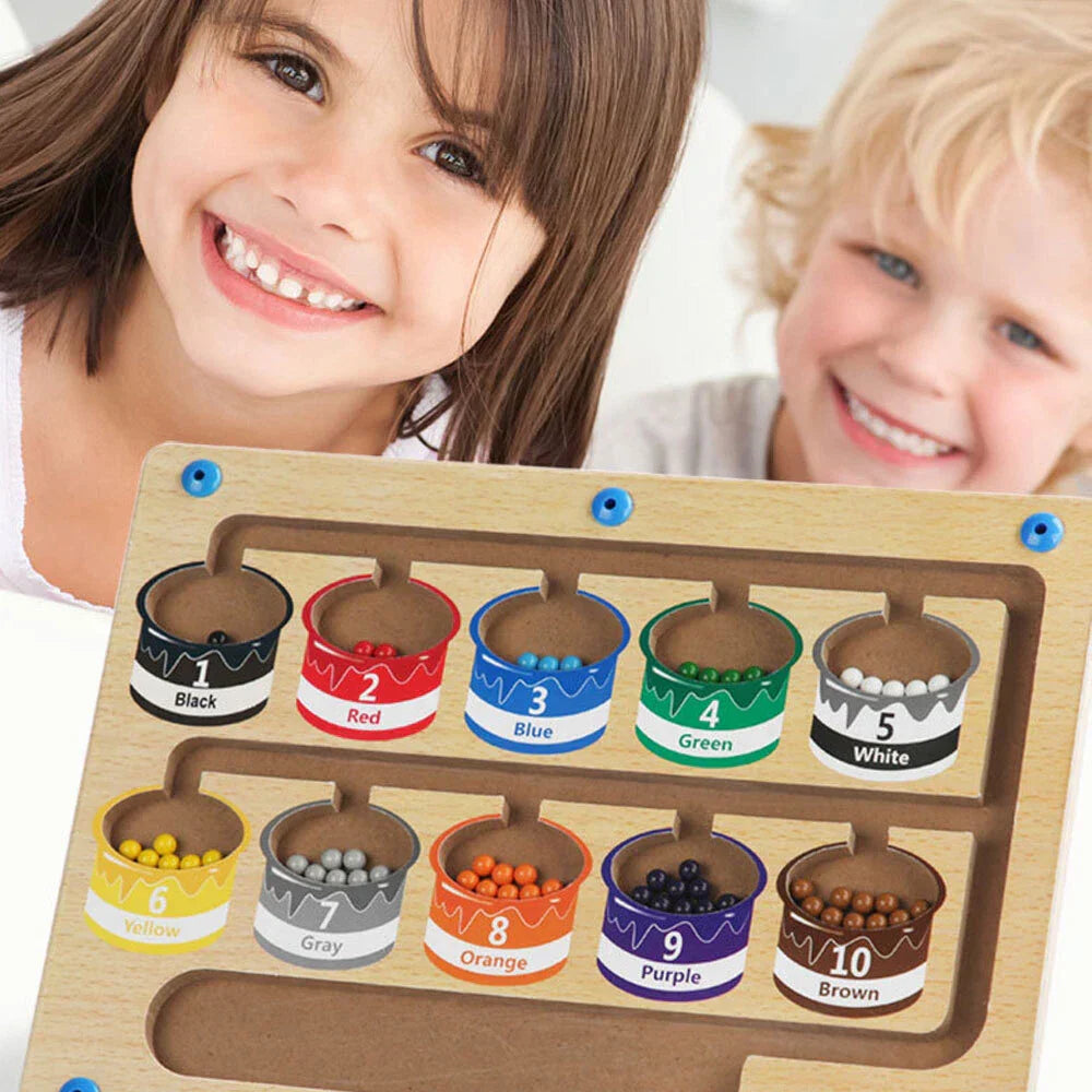 Toddler Toys Magnetic Maze Board Learning Puzzle | Meowbutter