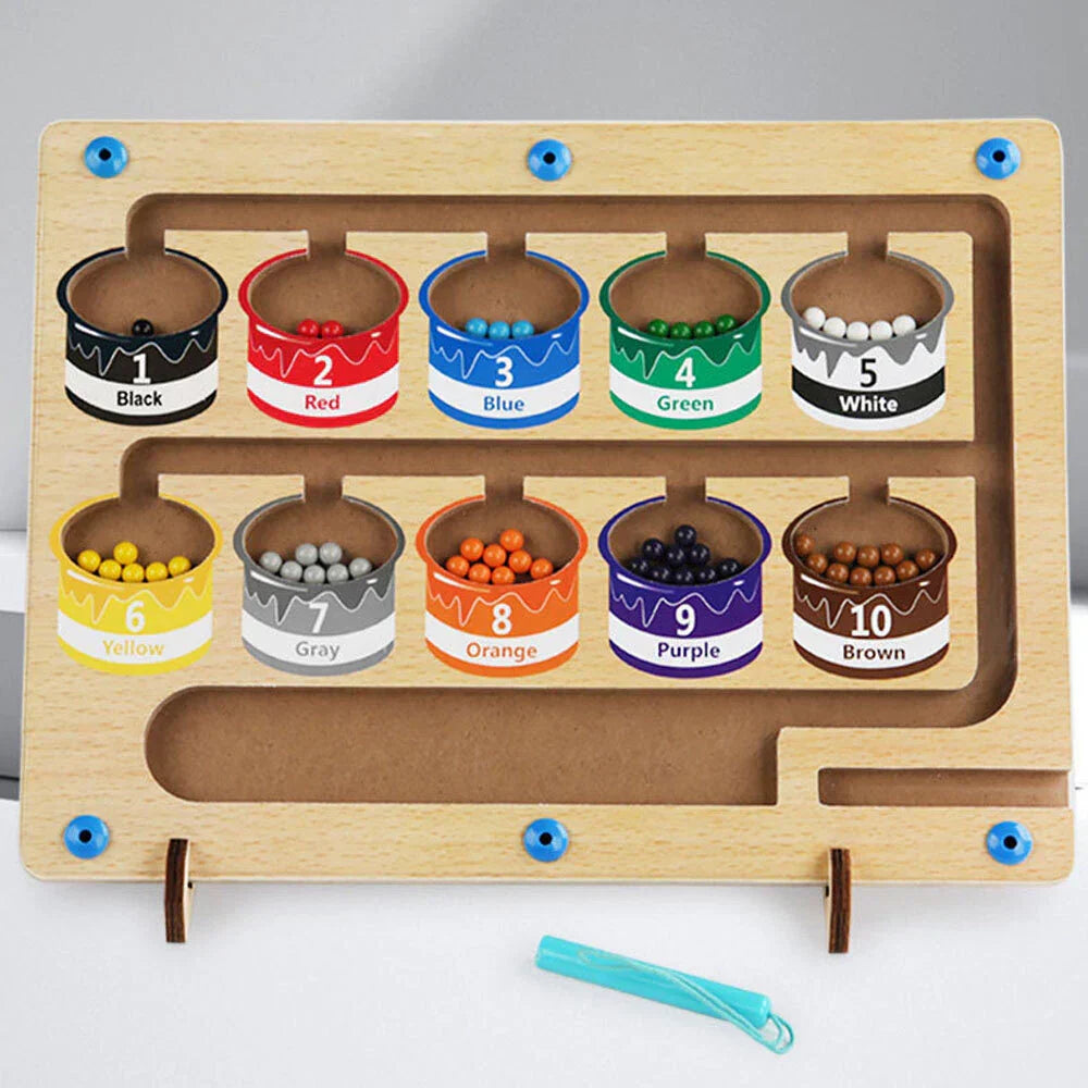 Toddler Toys Magnetic Maze Board Learning Puzzle | Meowbutter