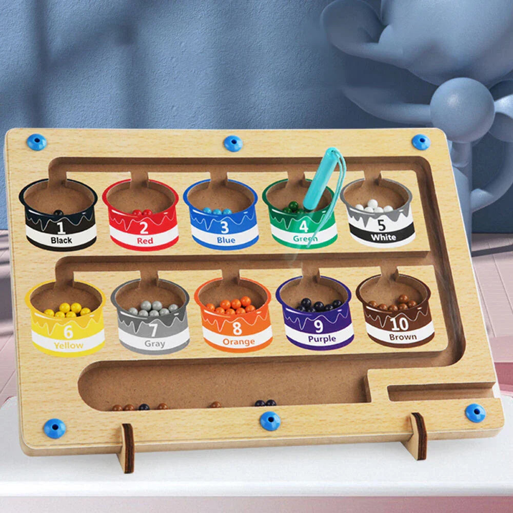 Toddler Toys Magnetic Maze Board Learning Puzzle | Meowbutter