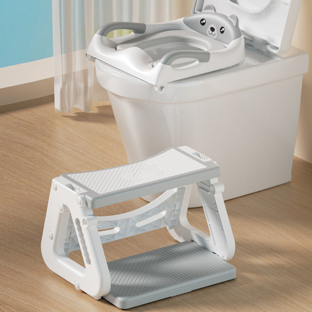 Adjustable Toddler Potty Seat — Reinforced Frame and Integrated Step Ladder