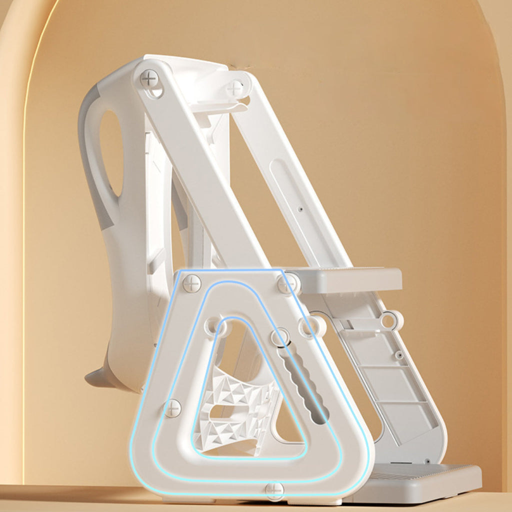 Adjustable Toddler Potty Seat — Reinforced Frame and Integrated Step Ladder