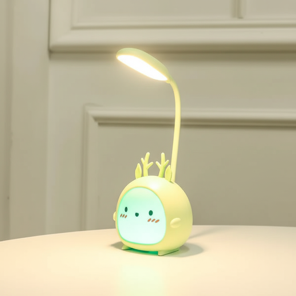 Candeeiro de leitura infantil BrightPals — Luz suave sem encandeamento