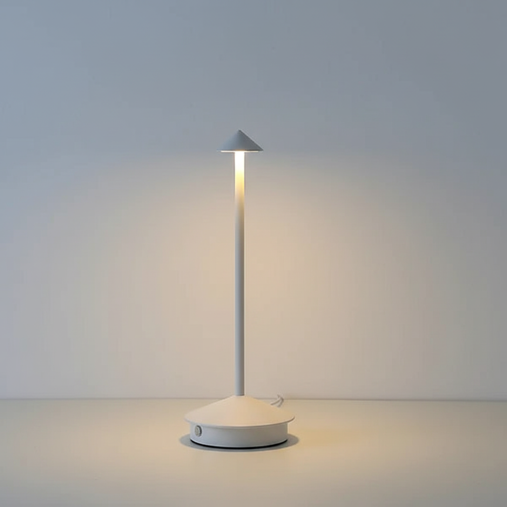 GlowArrow portabel LED-bordslampa — varmt, behagligt ljus