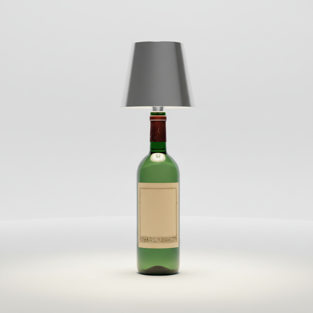 مصباح زجاجة محمول LumiBottle — إضاءة دافئة قابلة للتعتيم