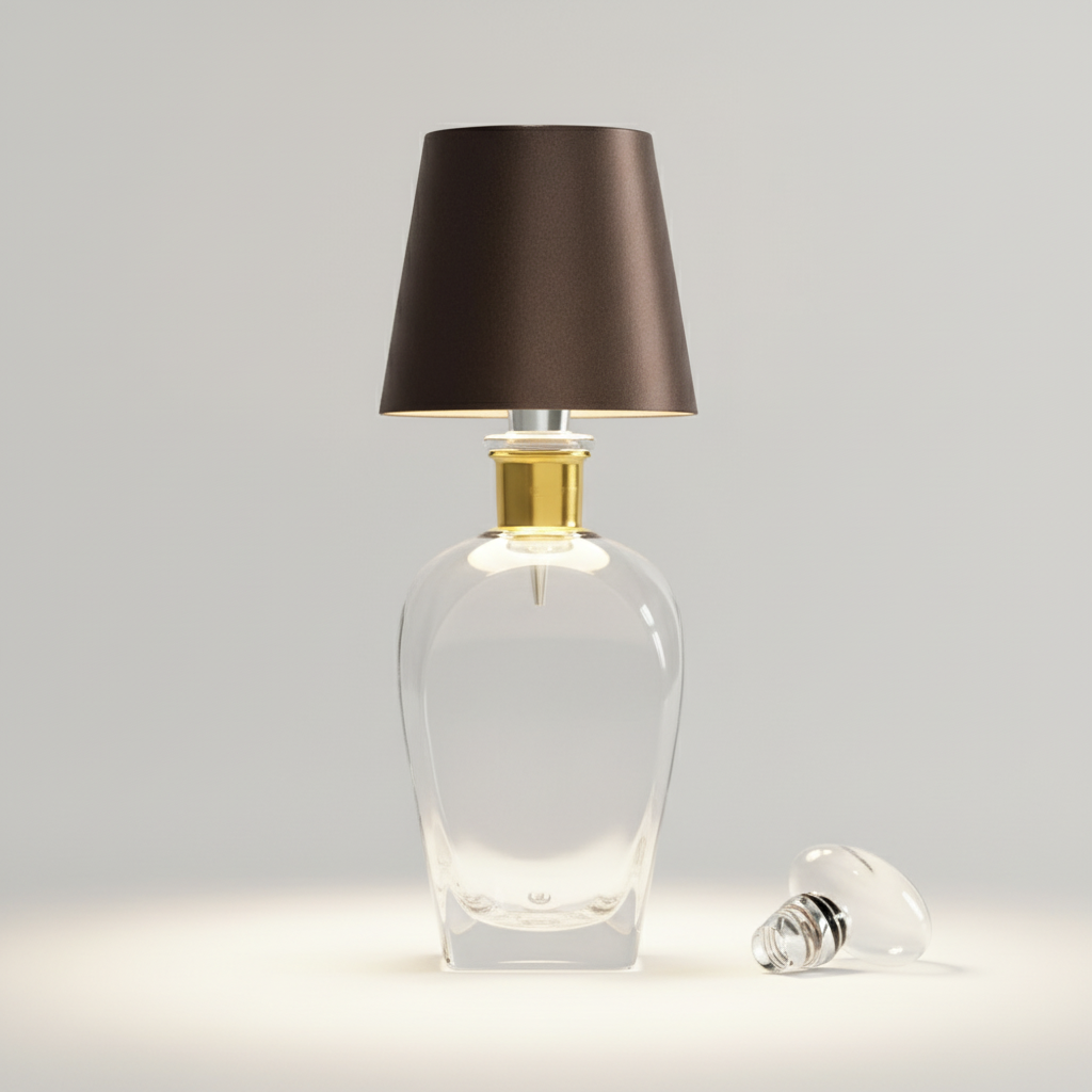 مصباح زجاجة محمول LumiBottle — إضاءة دافئة قابلة للتعتيم