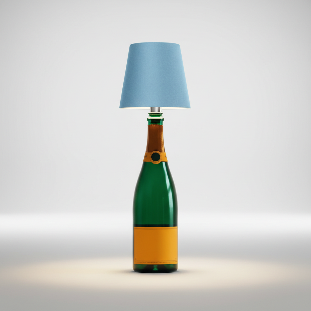 مصباح زجاجة محمول LumiBottle — إضاءة دافئة قابلة للتعتيم